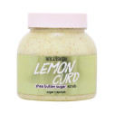 Цукровий скраб з олією ши і перлітом Hollyskin Lemon Curd 300 ml/ 350 g, фото 2